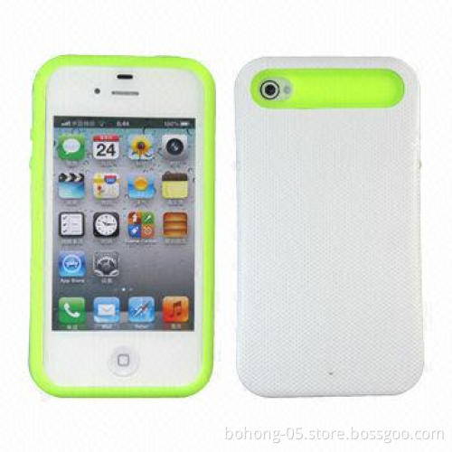 2-in-1 PC and silicone case for iPhone 4S, various molds and items are available